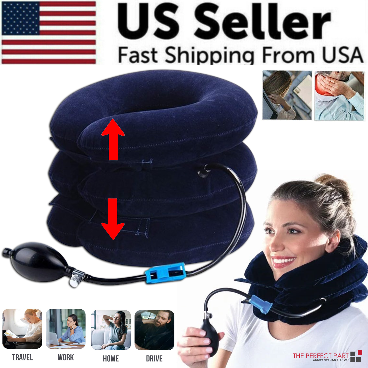 QuietNeck™ — 15-Minute Neck Relief Without Leaving Your Sofa