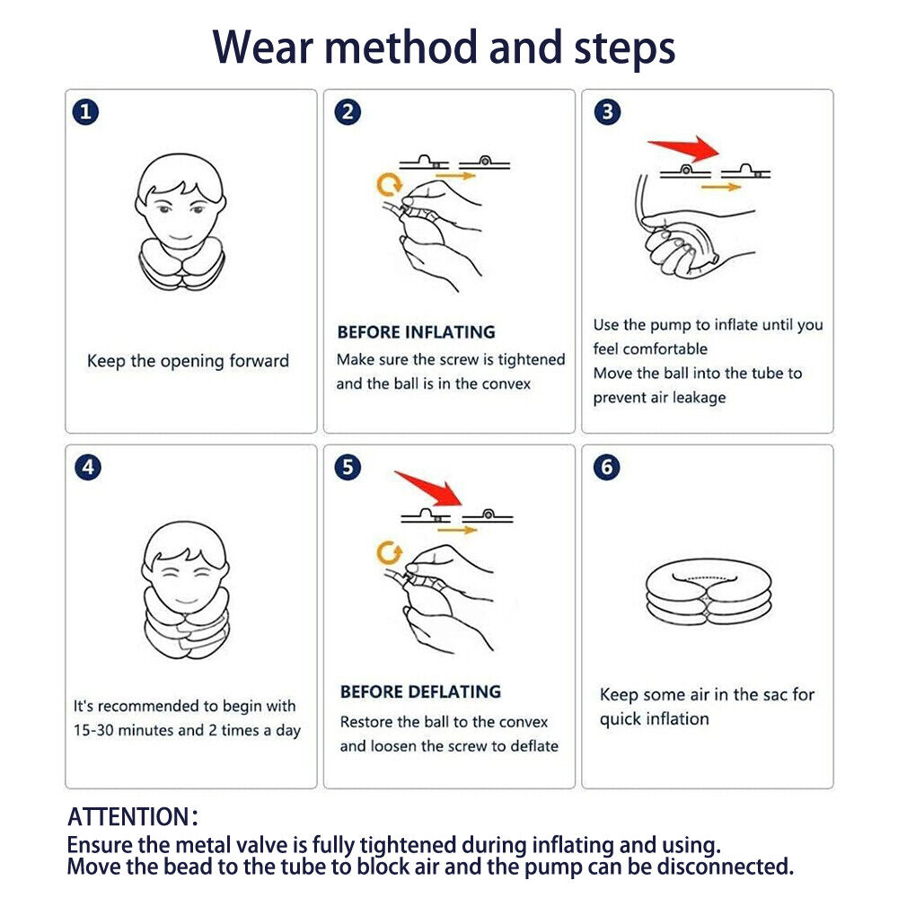 QuietNeck deflates flat and packs away for travel